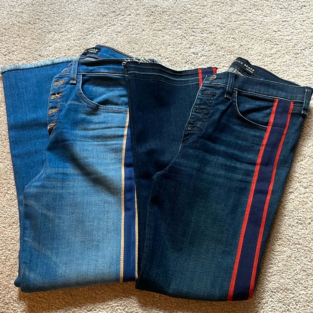 Two pairs of Veronica Beard jeans